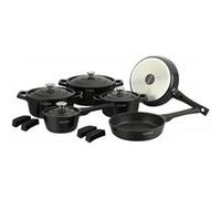 Batterie de cuisine 14 pièces Noir Royalty Line RLOS1014-BLK Noir G