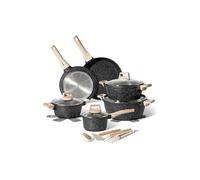 Just Perfecto Batterie de cuisine JL-27 15 pièces antiadhésive granit noir induction