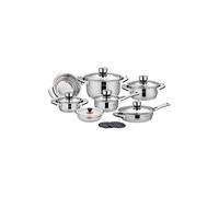 Batterie de Cuisine 16 Pièces tous feux dont induction Zermatt Glacier Collection Acier Inoxydable Swiss Haus SH-GC2016
