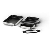 Batterie de cuisine 4 pièces FlexInduction 17007158 noir argent