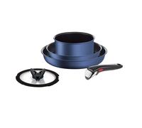 Batterie de cuisine 5 pièces IH Ocean Blue Basic Set Tefal - Modèle international T-Fal - Tous feux + induction - L7899592