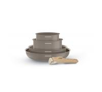Batterie de cuisine 5 pièces poignée amovible Taupe Arthur Martin AM9192 Arthur Martin