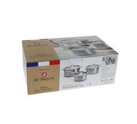 Batterie de cuisine 3 pièces De Buyer 3601.06 inox G