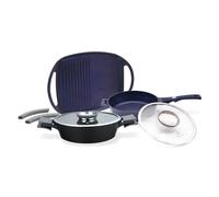 Batterie de cuisine - 9 pièces antiadhésif Laguiole Cuisson