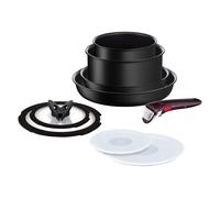 Batterie de cuisine 9 pièces Ingenio IH Noir Unlimited Tefal - Tous feux + induction - L3889992