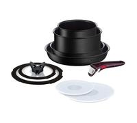 Batterie de cuisine 9 pièces Ingenio IH Noir Unlimited Tefal - Tous feux + induction - L3889992