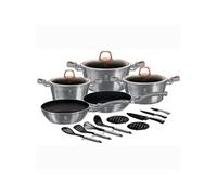 Batterie de Cuisine à Induction 17 Pièces Aluminium Antiadhésif sans PFOA Berli