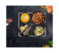 Batterie de cuisine Arthur Martin AM167S 10 pièces - Aluminium - Poignée amovible - Tous feux dont induction