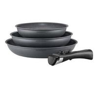 Batterie de cuisine ARTHUR MARTIN AM521GM Set de 3 poeles Mat 202428 cm 1 poignée amo G