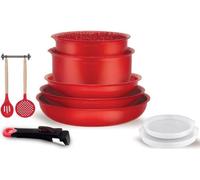Batterie de cuisine - ARTHUR MARTIN - AMR41 - Batterie de cuisine 10 pieces - Tous feux dont induction