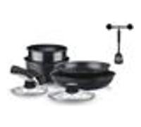 Batterie de cuisine Arthur Martin Batterie 8 pièces amovible noire AM845B Noir G