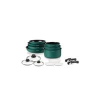 Batterie de cuisine Arthur Martin BATTERIE AMOVIBLE 15 PIECES VERTE AMV468