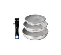 Batterie de cuisine Arthur Martin Set amovible de 3 poêles revêtement céramique AM2008