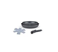 Batterie de cuisine Arthur Martin Set de 2 poêles AM1439 Gris mat
