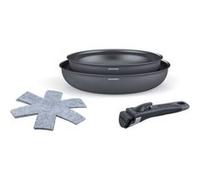 Batterie de cuisine Arthur Martin Set de 2 poêles AM1439 Gris mat Gris mat