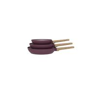 Batterie de cuisine Arthur Martin Set de 3 poêles AM7469 Rubis