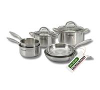 Batterie de cuisine avec 2 poêles 24/26 cm 2 casseroles 14/18 cm et 2 faitouts 20/24 cm sans PFAS Fackelmann Vita3