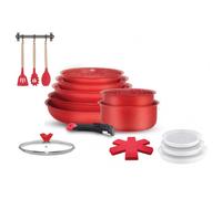 Arthur Martin AMR94 Batterie de cuisine 18 pièces poêles casseroles tous feux dont induction