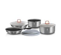 Batterie de cuisine - Berlinger Haus Moonlight - Aluminium argent - 9 pièces - Anti-adhésif
