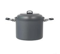 Batterie de cuisine de camping, 6 L pour 4 à 7 personnes, grande capacité, antiadhésive, portable, pour le camping
