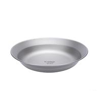 Batterie de cuisine de camping avec assiette, bol et plat ultralégers, conçue pour une utilisation en extérieur comme la randonnée et la pêche, comprend un sac en maille pratique (850 ml)