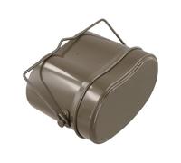 Batterie de cuisine de camping en aluminium 1,2 l | Batterie de cuisine de camping légère en aluminium avec échelle d'eau et insert amovible.