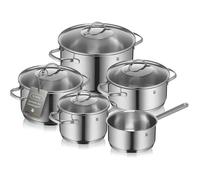 Batterie de cuisine - DEBSY - Provence Plus - 5 pièces - Acier inoxydable 18/10 - Tous feux (induction)