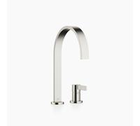 Batterie de cuisine double trou Dornbracht MEM avec rosaces individuelles, dé...