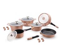 Batterie de cuisine effet pierre 17 pièces Royalty line