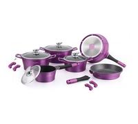 Batterie de cuisine effet pierre 17 pièces Royalty line