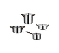 Batterie de Cuisine Ensemble 7 Pièces Alessi Edo Acier inoxydable PU100S7