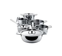 Batterie de Cuisine Ensemble 9 Pièces Alessi Pots&Pans Acier inoxydable AJM100S9