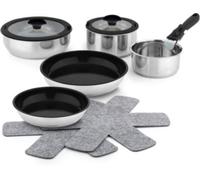 Batterie de cuisine ESSENTIELB 10 pcs revetement sain - Sans PFAS