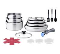 Batterie de cuisine induction ARTHUR MARTIN AM0566 18 pieces Poignée amovible Tous fe G