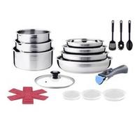 Batterie de cuisine induction ARTHUR MARTIN AM0566 18 pieces Poignée amovible Tous fe G