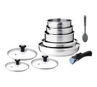 Batterie De Cuisine Induction - Arthur Martin - Am4485 - Acier Inoxyda Arthur Martin