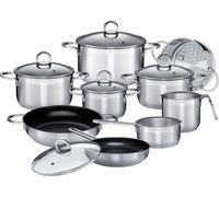 Batterie de cuisine - Induction - GSW - ALARA - Acier inoxydable massif 18/10 - 14 pièces