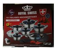 BATTERIE DE CUISINE INOX 16 PCS ROYAL SWISS