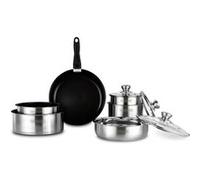 Batterie De Cuisine Inox Anti Adhésif 10 Pcs Tfi Flex10 Ix De Kitchencook Inox G