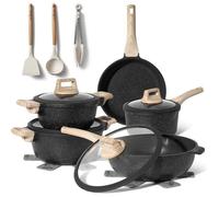 Batterie de cuisine - JUST PERFECTO - JL-889 - 14 pièces - Tous feux dont induction - Anti-adhésif, Soft Touch