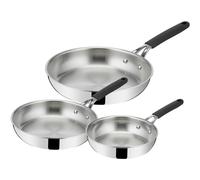 Batterie de cuisine LAGOSTINA 3 poeles Esperta Triply 20/24/28cm