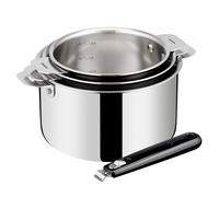 Batterie De Cuisine Lagostina Esperta Triply 3pcs + Poignée