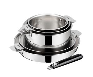 Batterie De Cuisine Lagostina Esperta Triply 6 Pcs + Poignee