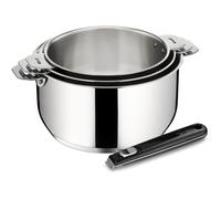 Casserole Lagostina SALVASPAZIO x3 16 18 20 cm poignee