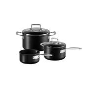 Batterie de Cuisine Le Creuset Aluminium antiadhésif 51850000010000 Noir