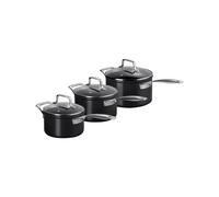 Batterie de Cuisine Le Creuset Aluminium avec revêtement céramique anti-adhérent 51822000010098 Noir