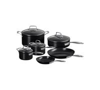 Batterie de Cuisine Le Creuset Aluminium avec revêtement céramique anti-adhérent 51823000010098 Noir