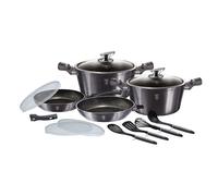 Batterie de cuisine - Metallic Line - Carbon Pro Edition - Aluminium forgé - Poignée amovible - Anti-adhésif