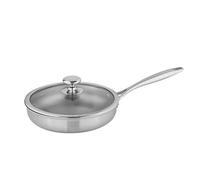 Batterie de cuisine professionnelle en titane triple épaisseur 24 cm Cuisson des pâtes pour faire des soupes/ragoûts blanchissant des légumes Plaques de cuisson à induction