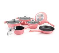 Batterie de cuisine - ROYALTY LINE - effet pierre - 10 pièces - antiadhésif - induction